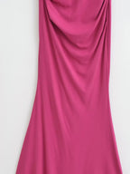 Spaghetti-Strap Slim-Fit Maxi Dress