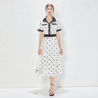 Belted Short-Sleeve Shirt Dress