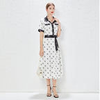 Belted Short-Sleeve Shirt Dress