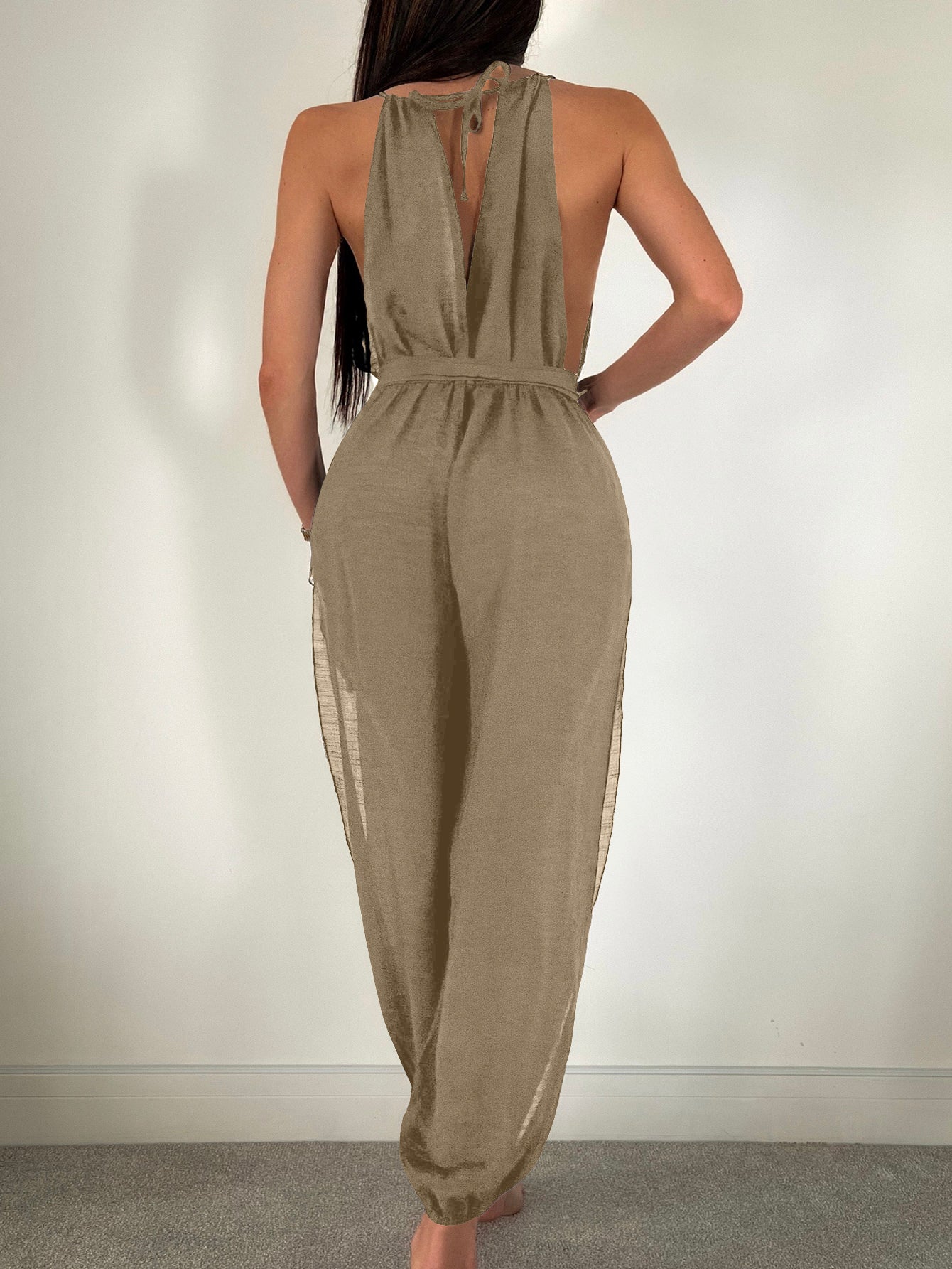 Sleeveless Beach Cover Up Swimwear