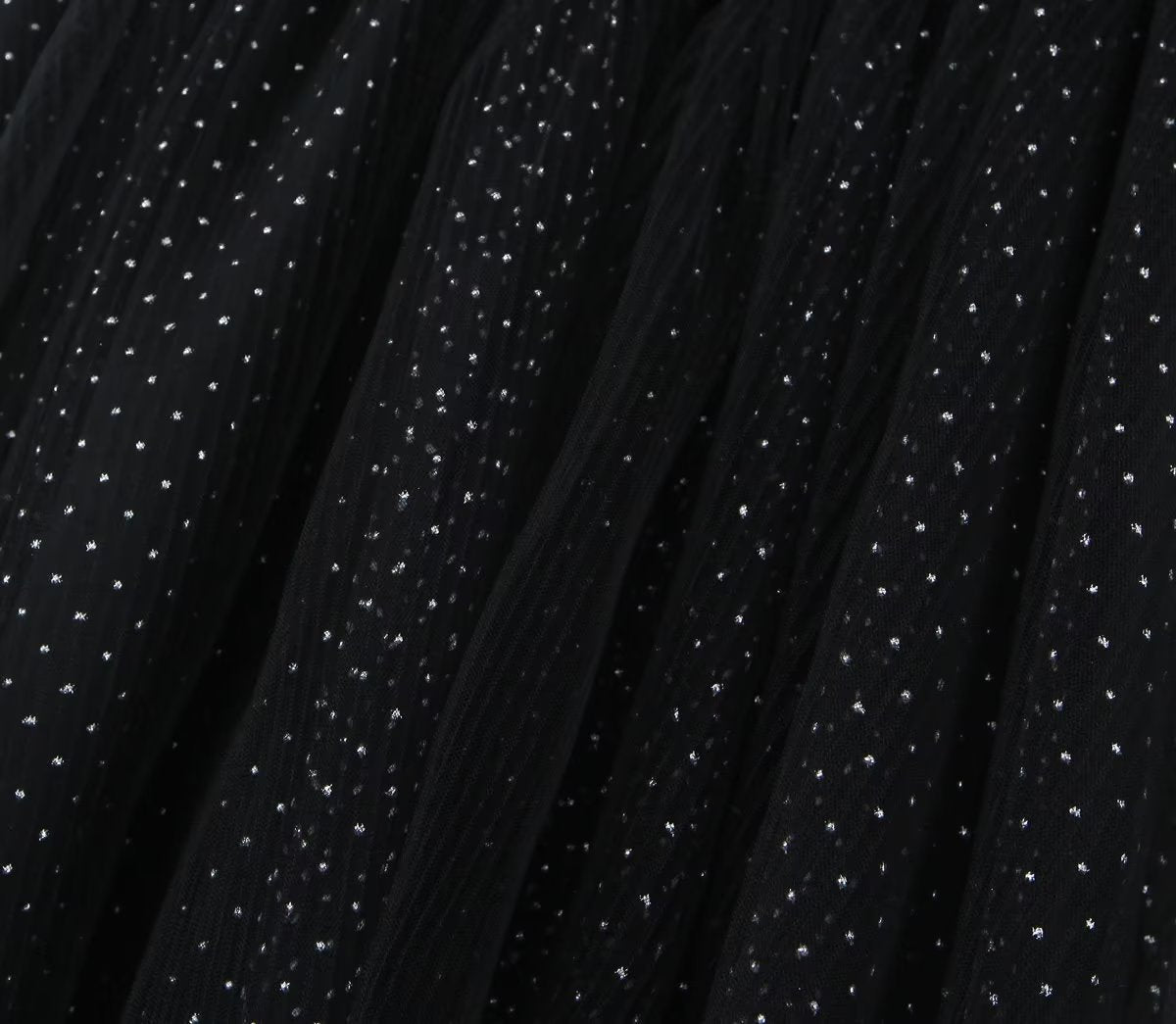 Women's Polka-Dot Spaghetti-Strap Lace Mini Dress