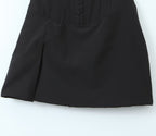 Backless Split Cami Mini Dress