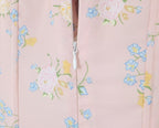 Women's Ruffle-Trim Floral Square-Neck Puff-Sleeve Dress