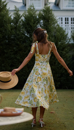 Women's Boho Floral Vacation Dress