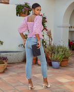 Women's Summer New Holiday Sexy Off Shoulder Short Sleeved Top