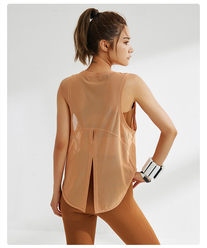 Women's Mesh Breathable Sports Top