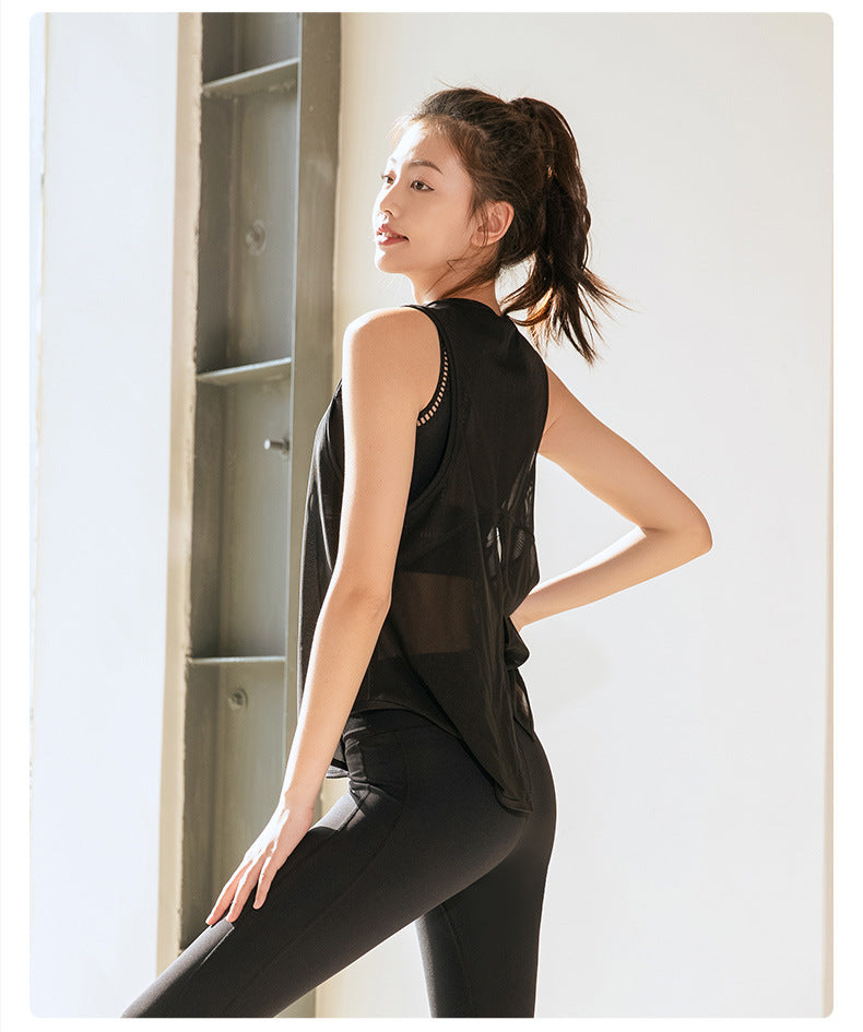 Women's Mesh Breathable Sports Top