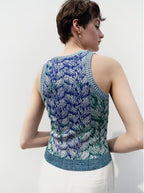 Sleeveless Slim Knit T-Shirt Top