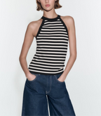 Knit Halter Neck Vest Top
