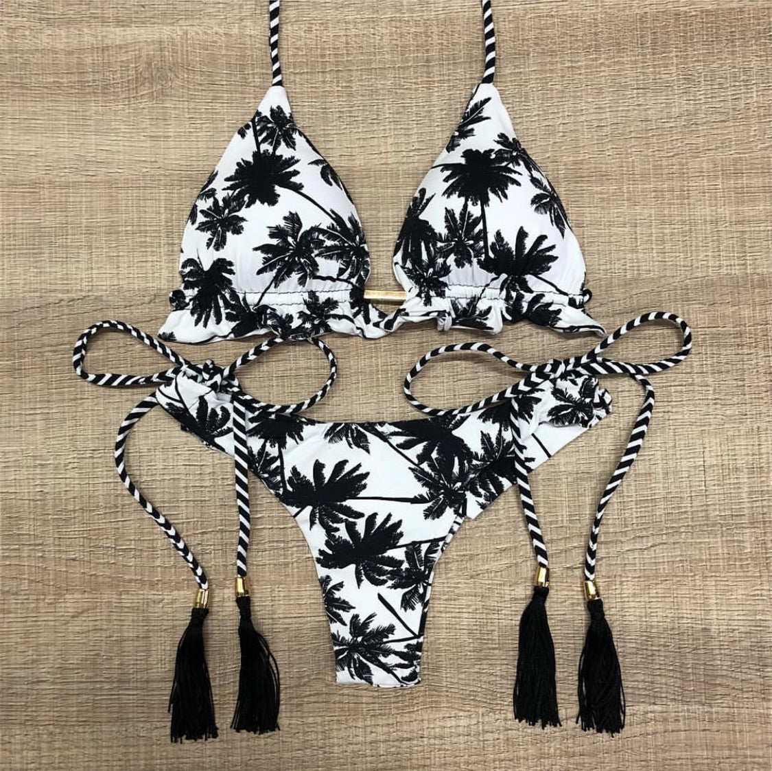 Leopard Print One-piece Swimwear