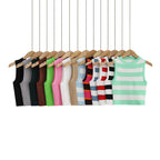 Striped Sleeveless Knit Vest Top