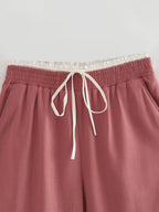 Summer Urban Matching Belt Vest Shorts Suit Set