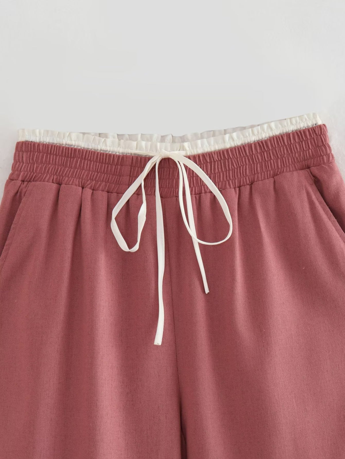 Summer Urban Matching Belt Vest Shorts Suit Set