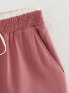 Summer Urban Matching Belt Vest Shorts Suit Set