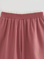 Summer Urban Matching Belt Vest Shorts Suit Set