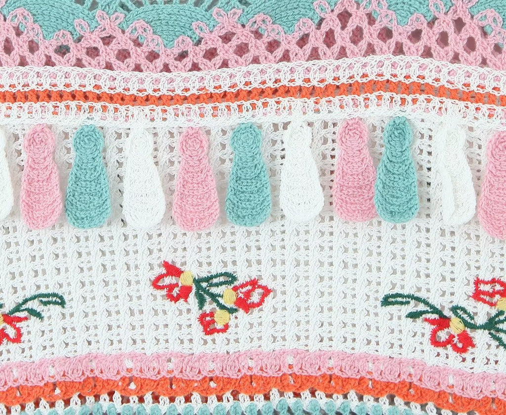 Women’s Vintage Embroidered Tassel Camisole