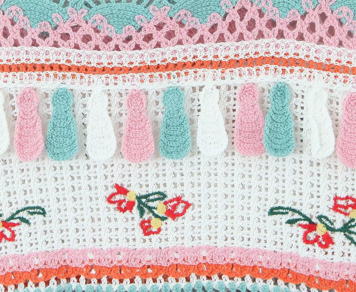 Women’s Vintage Embroidered Tassel Camisole