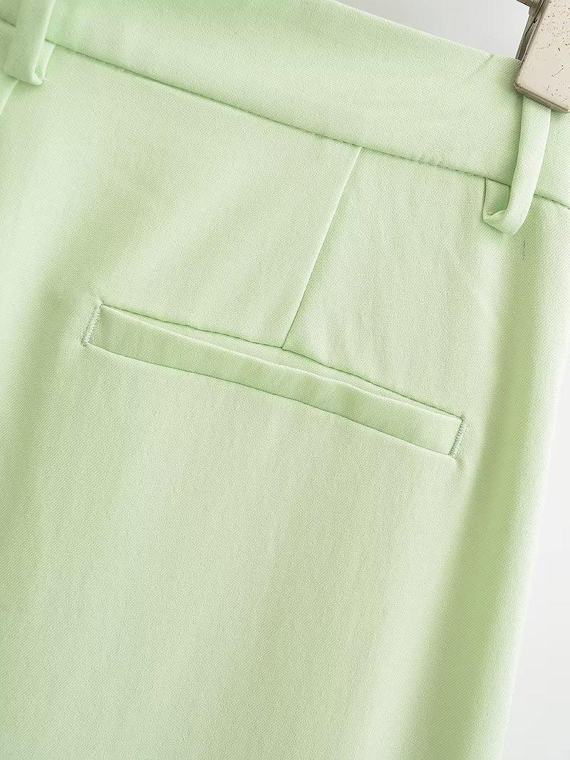 Clothing Elegance Sleeveless V-Neck Vest Jacket Casual Trousers