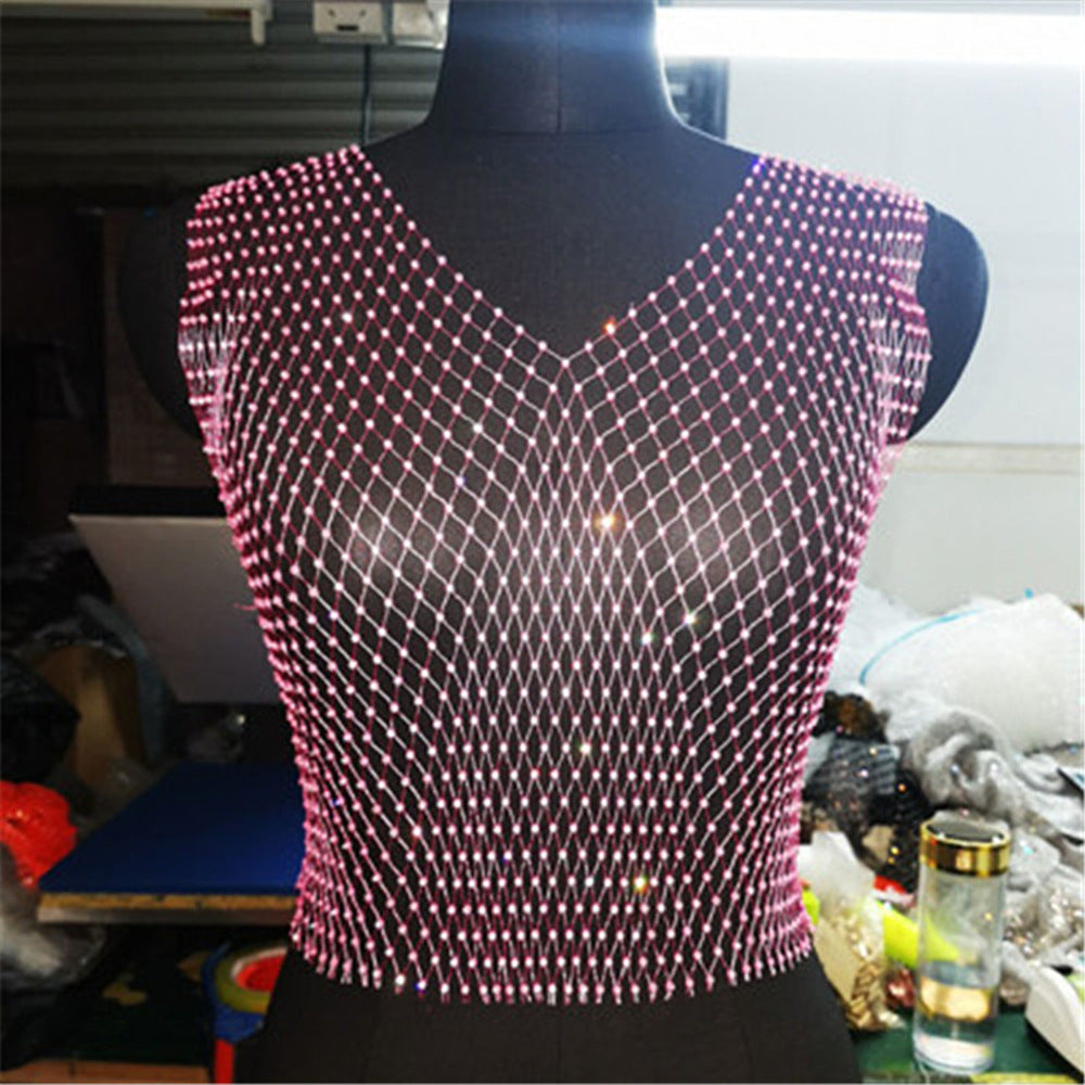 V-neck pink