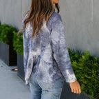 Women's Women’s Printed Tie Dye Long Sleeve T Shirt