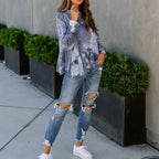 Women's Women’s Printed Tie Dye Long Sleeve T Shirt