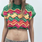 Women's Crochet Knitted Jacket
