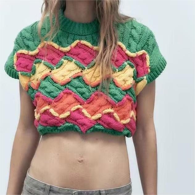 Women's Crochet Knitted Jacket