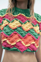 Women's Crochet Knitted Jacket