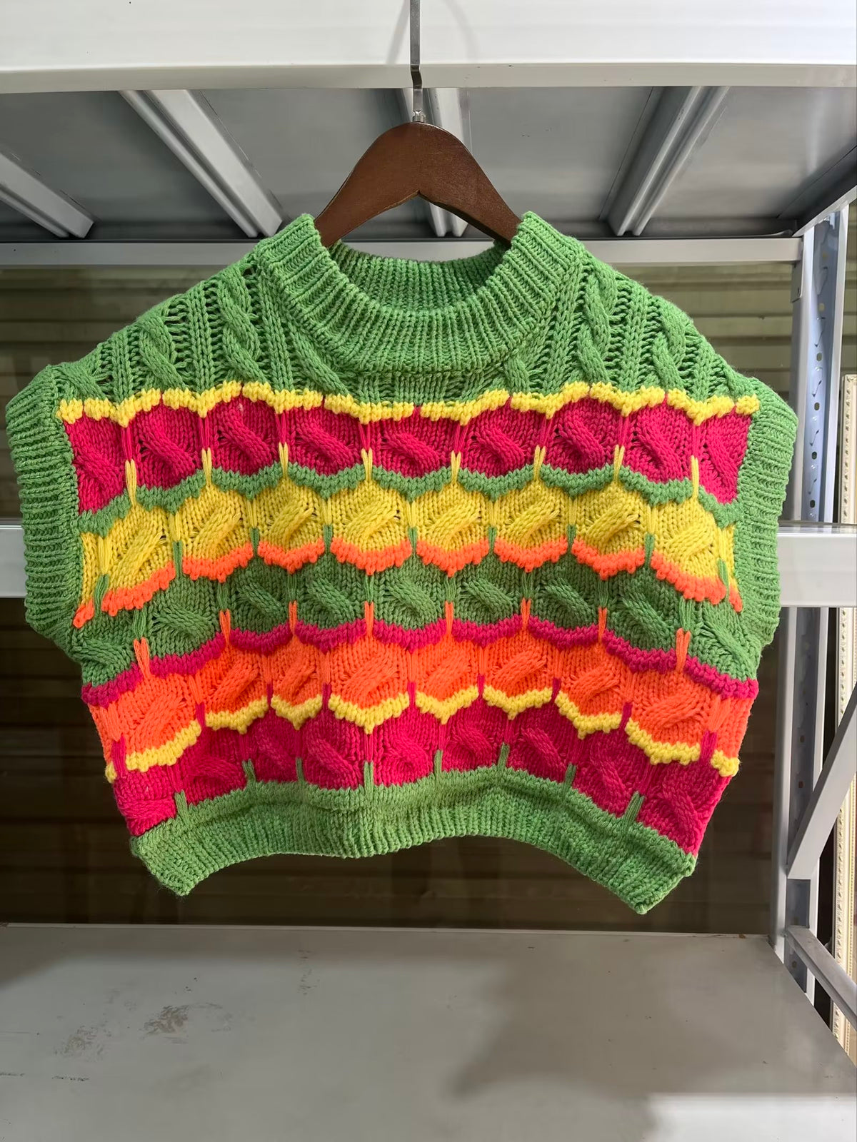 Women's Crochet Knitted Jacket