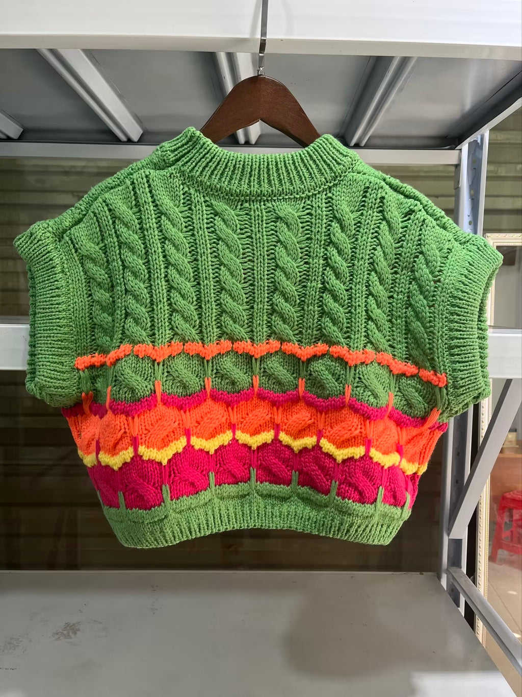 Women's Crochet Knitted Jacket