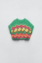 Women's Crochet Knitted Jacket