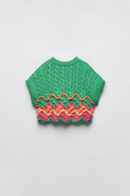 Women's Crochet Knitted Jacket