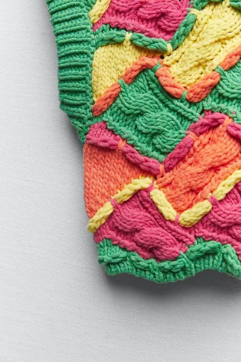 Women's Crochet Knitted Jacket