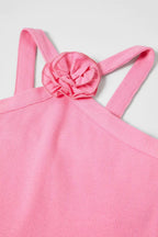 's Street Hanging Collar Knitted Vest Top