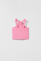's Street Hanging Collar Knitted Vest Top