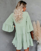 Summer New Lace Tassel Lace Patchwork Ruffled Dress