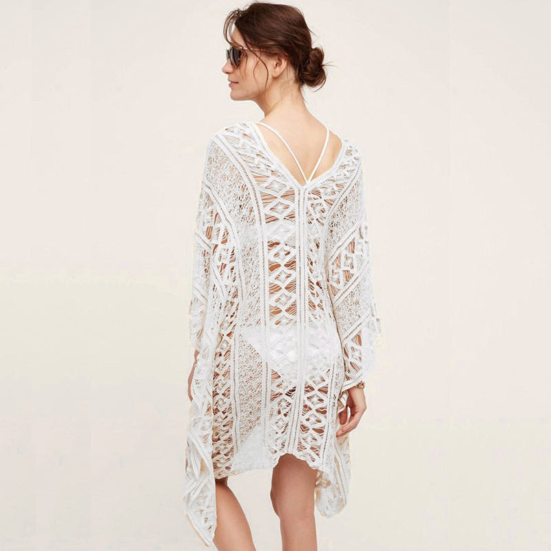 Cotton Hollow One-piece Swimwear