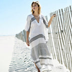 Women's Striped Cotton Dress