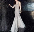 Women's Sequin Fishtail Evening Dress