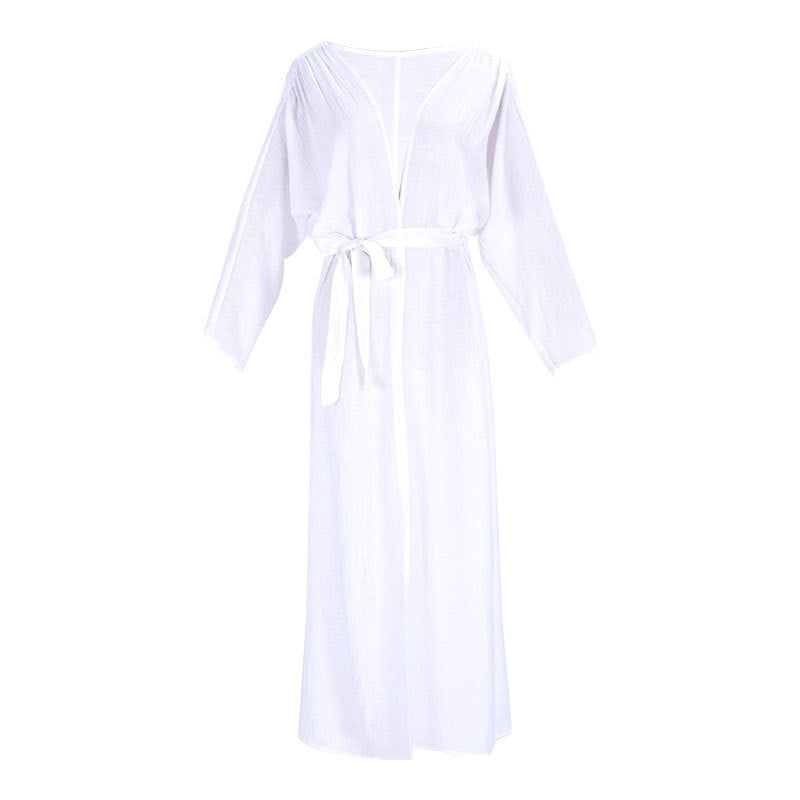 Crepe Cloth Cover Up Swimwear