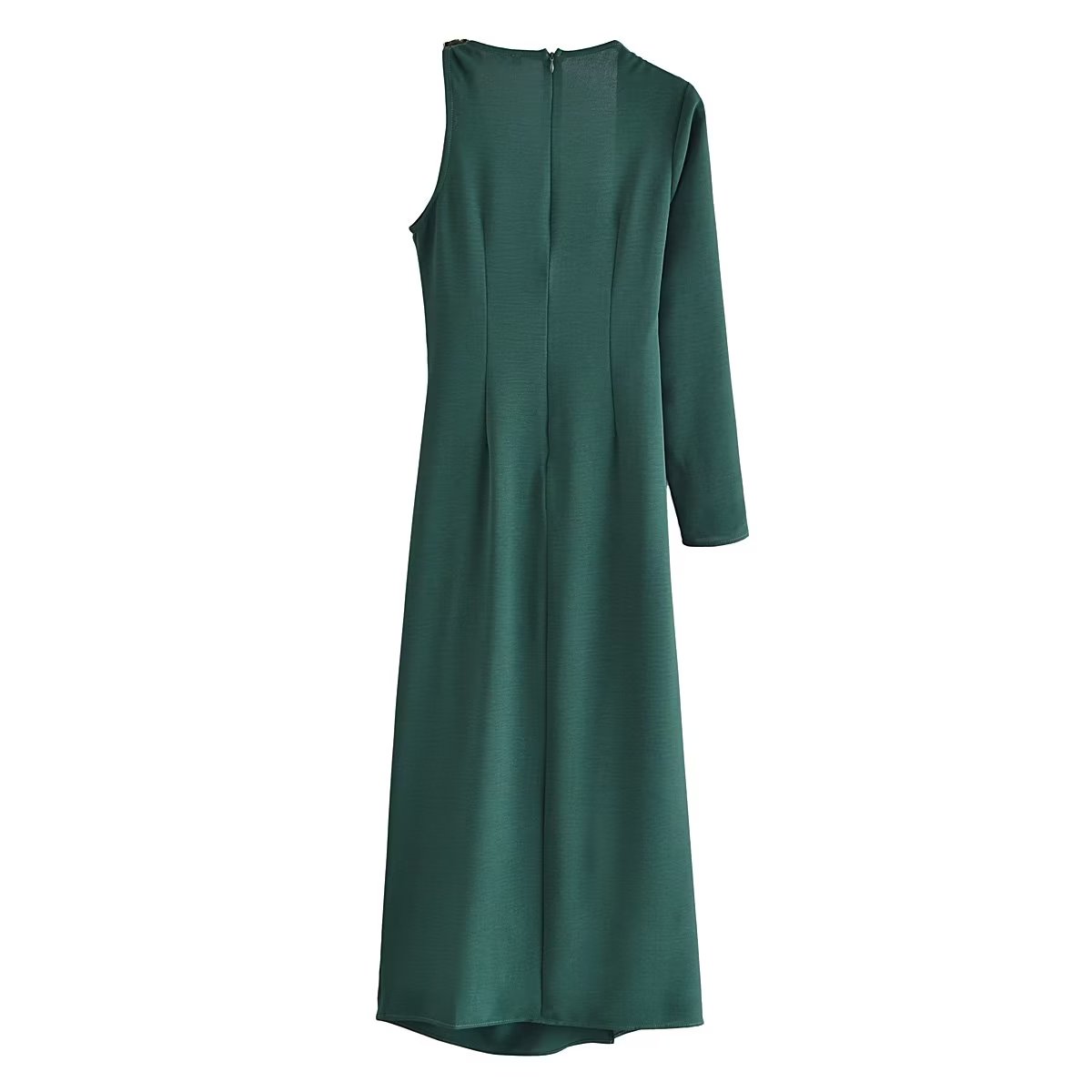 Women's Asymmetric With Metal Detail Dress