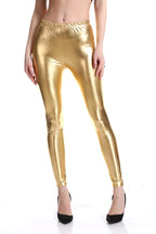 Women's Sexy Nightclub Stage Wear Performance Wear Bright Leather Leggings Source Manufacturer