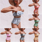 Seperated Irregular Bikini Swimwear