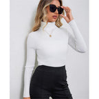 Women's Knitted Collared Sweater