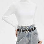 Women's Knitted Collared Sweater