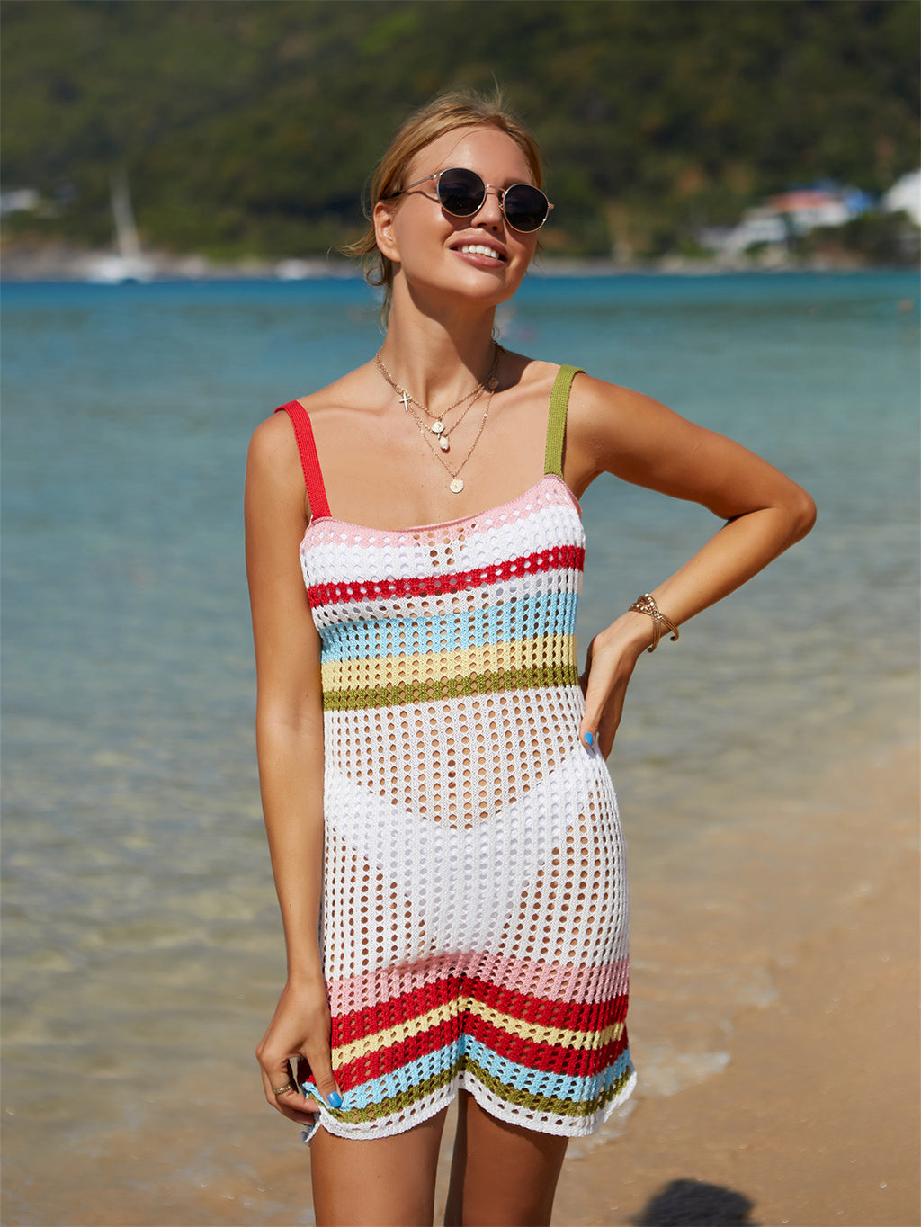 Stitching Beach Bikini Swimwear