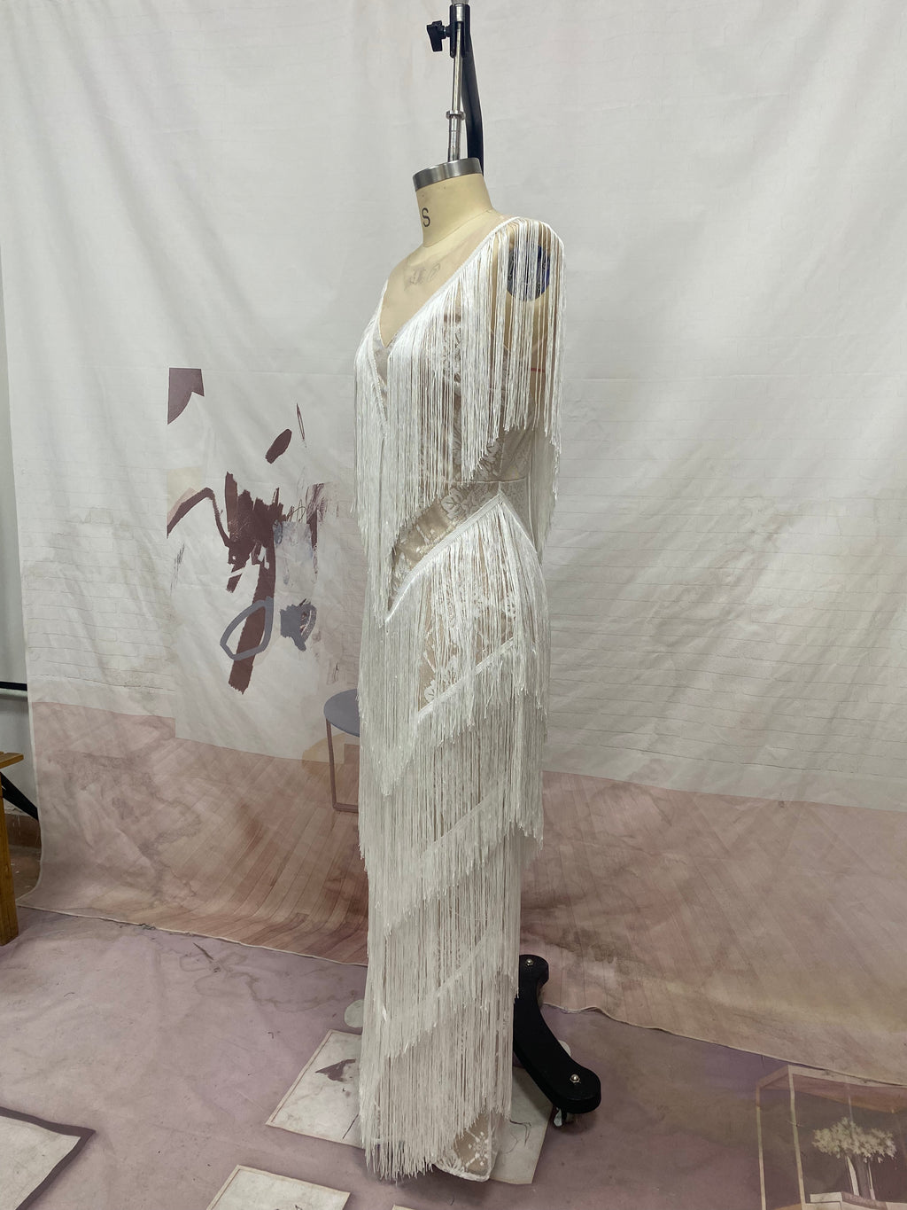 Women's V-Neck Sleeveless Slim Maxi Dress