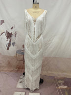 Women's V-Neck Sleeveless Slim Maxi Dress