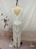 Women's V-Neck Sleeveless Slim Maxi Dress