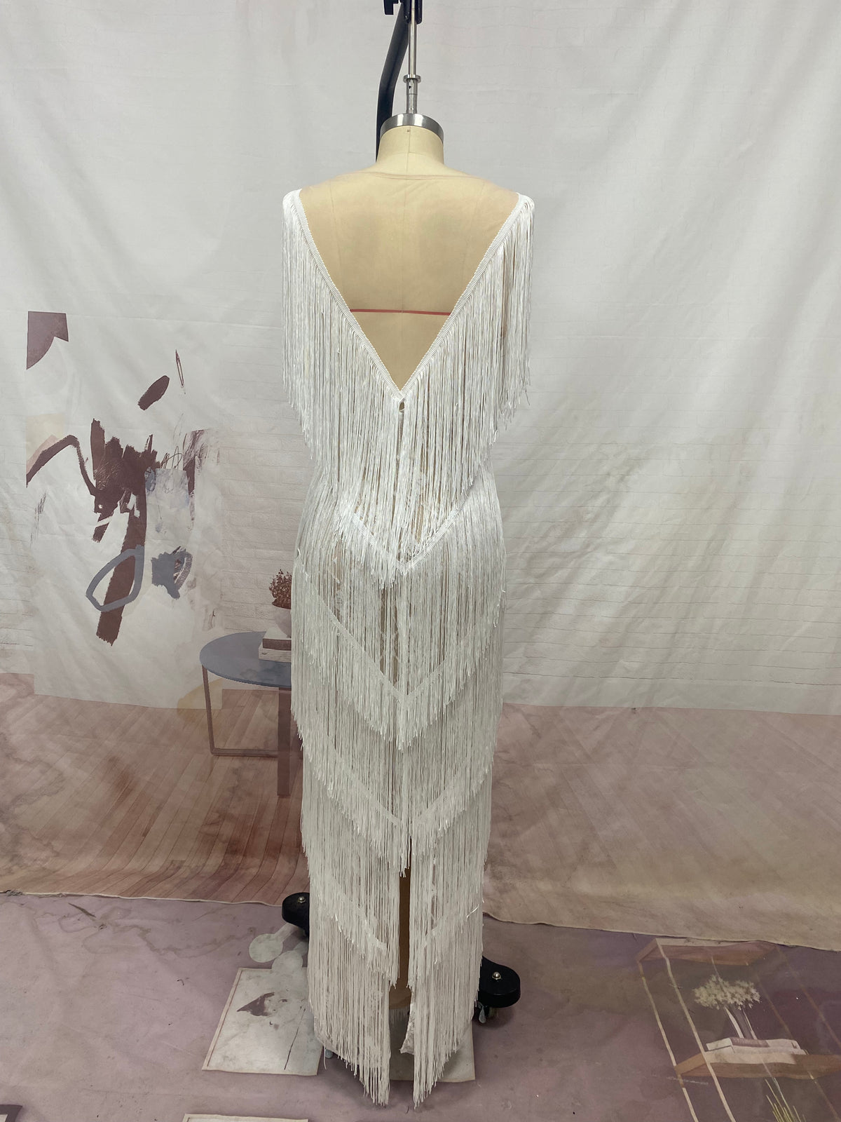 Women's V-Neck Sleeveless Slim Maxi Dress